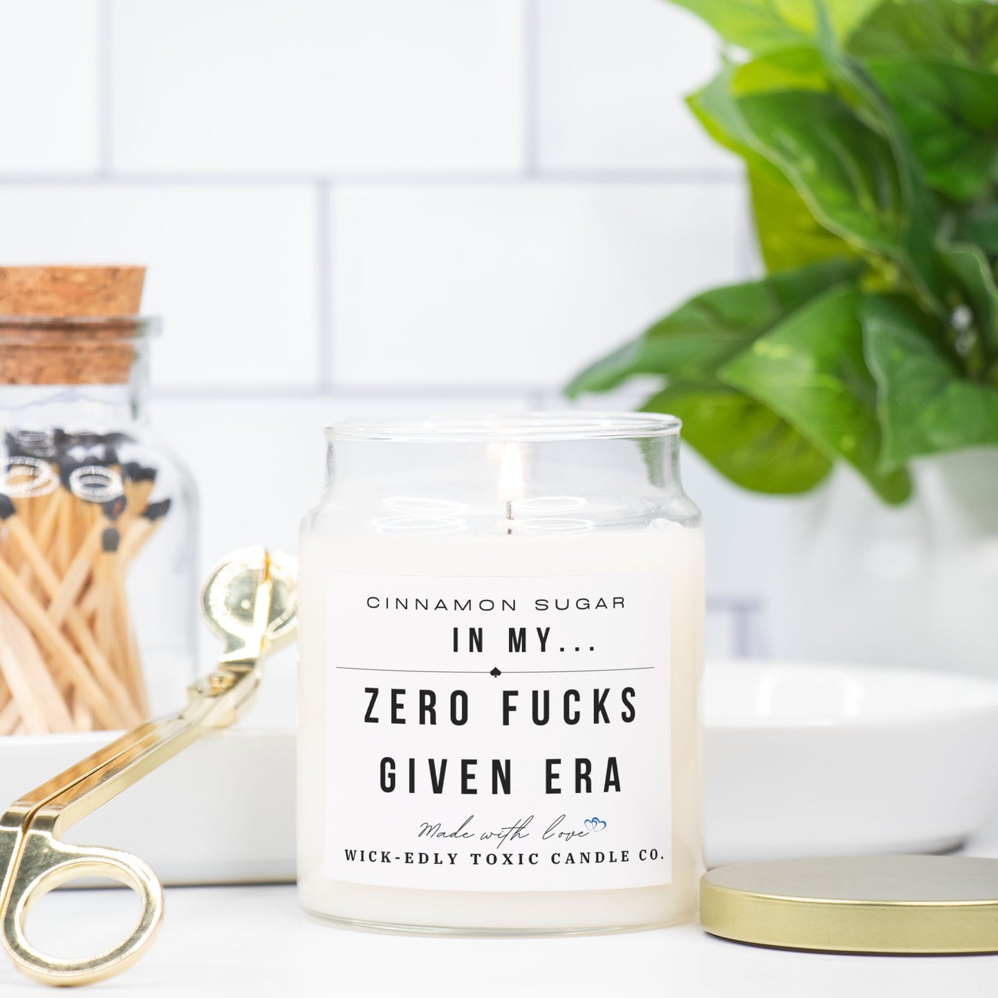IN MY ZERO F**KS GIVEN ERA CANDLE | TRIPLE SCENTED SOY WAX 9oz