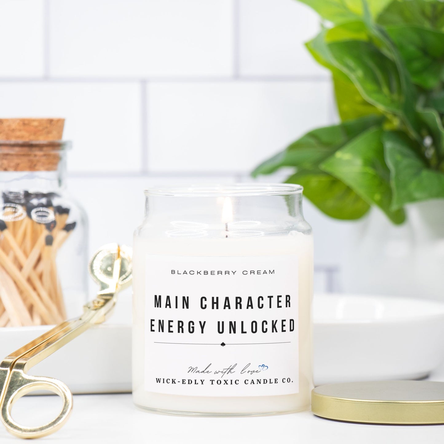 Candle Apothecary Jar 9oz