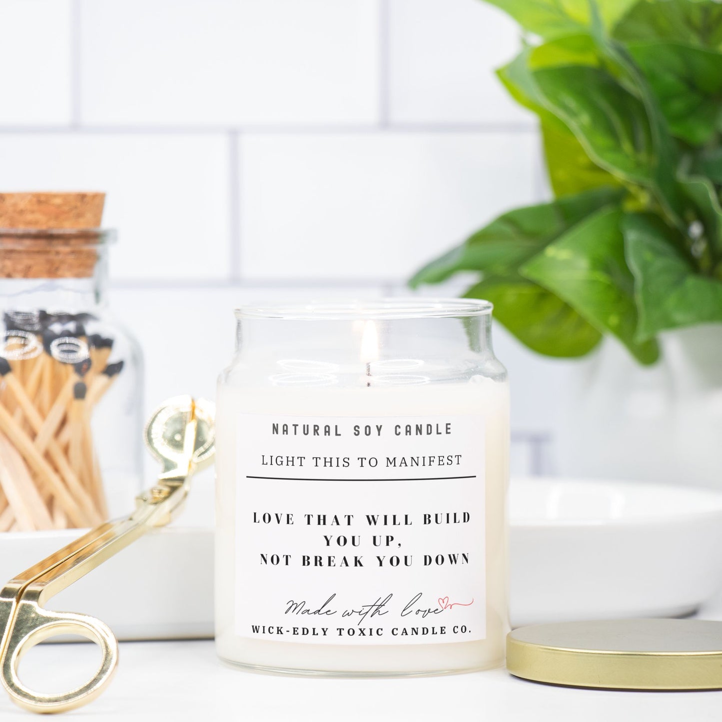 THE LOVE THAT WILL BUILD YOU UP CANDLE | LOVE & RENEWAL