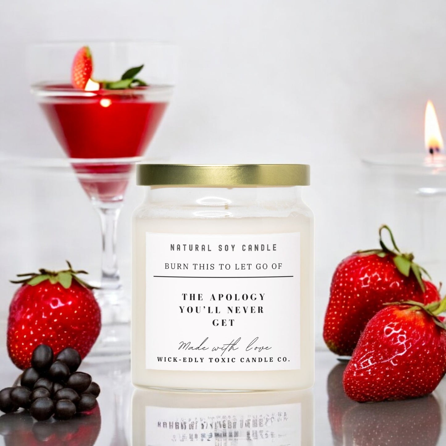 RELEASING THE APOLOGY YOU'LL NEVER GET CANDLE- 9oz