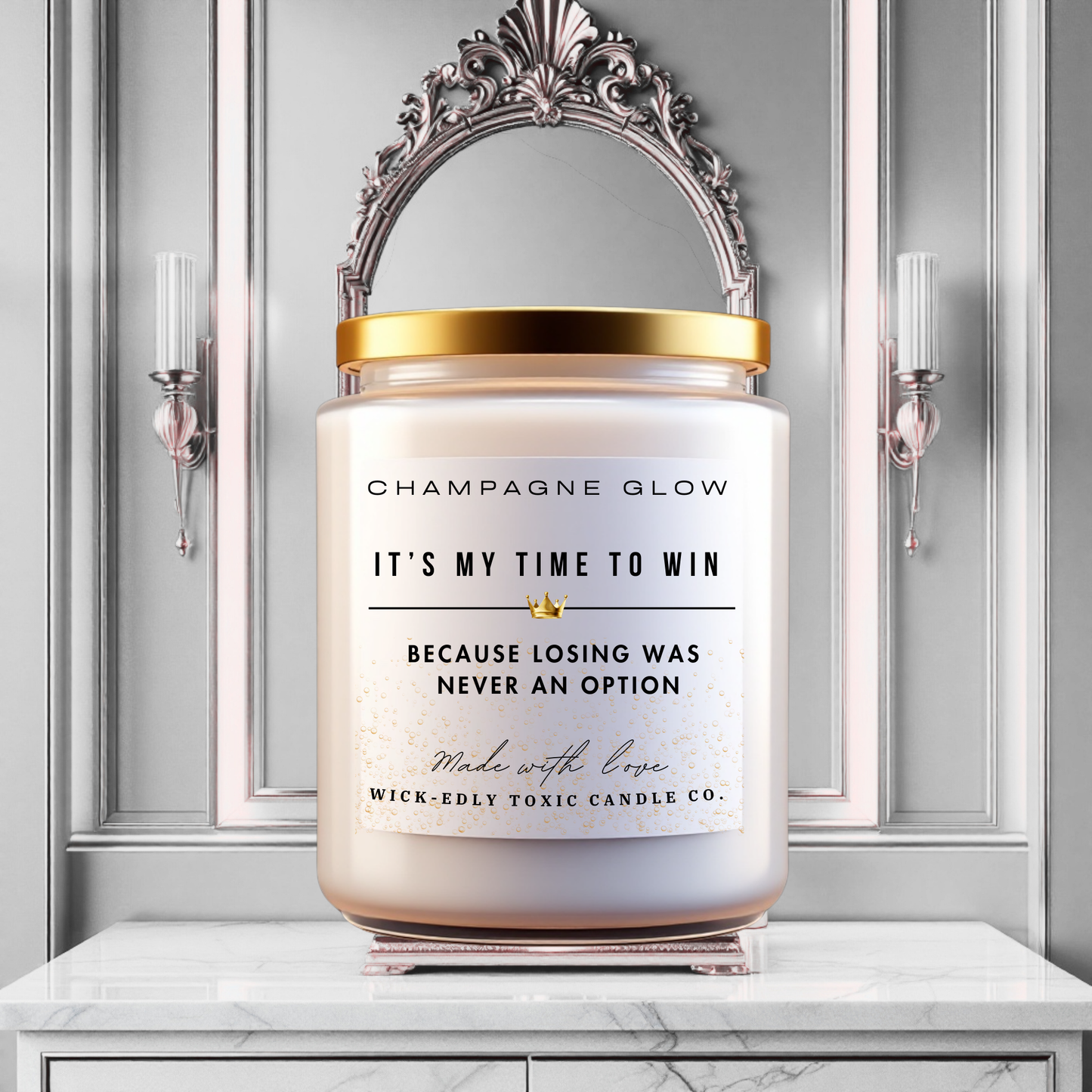 IT'S MY TIME TO WIN CANDLE | MANIFESTATION CANDLE | 9oz